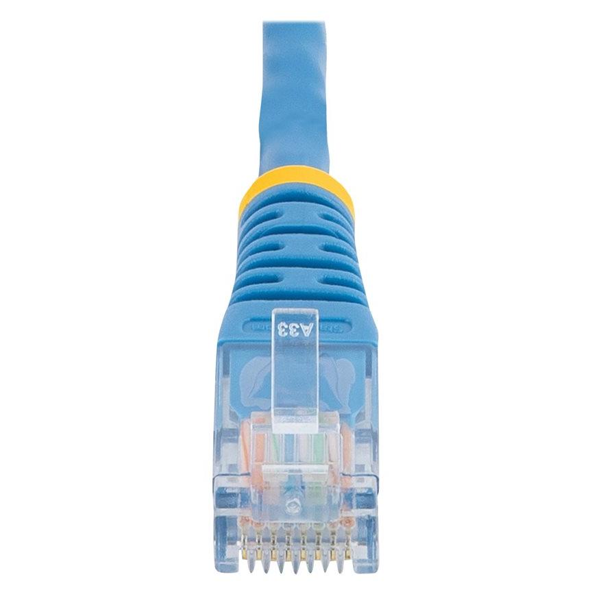 Cable Ethernet StarTech Cat5e - Cable de conexión azul de 10 pies