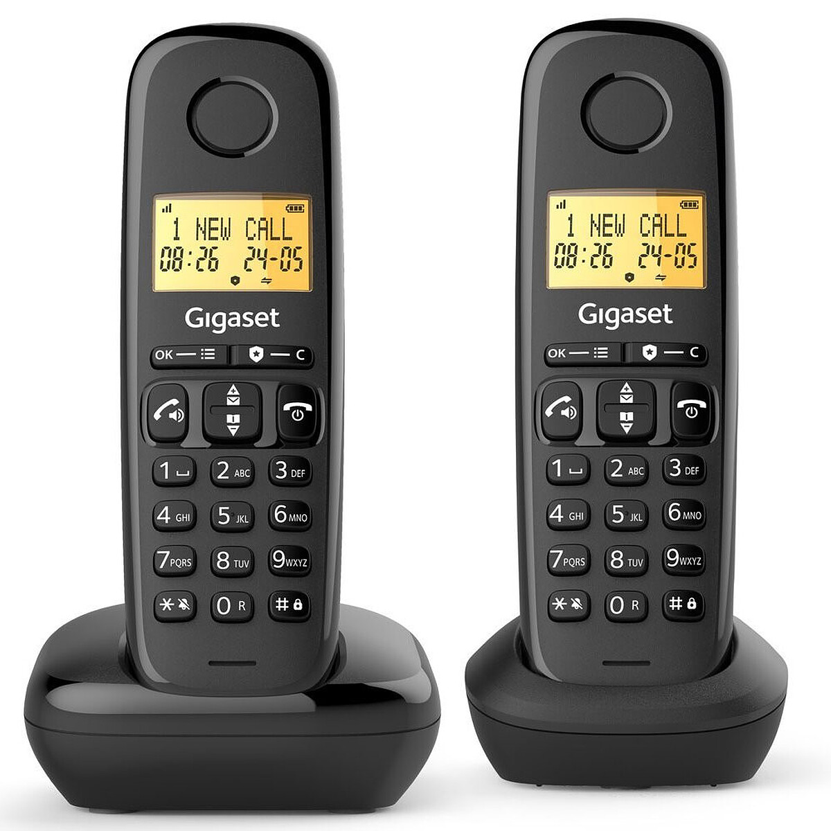 Gigaset Basic 100 Duo (Noir)