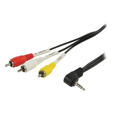 Cable Valueline de 2 m 3 en 1 RCA a 3,5 mm