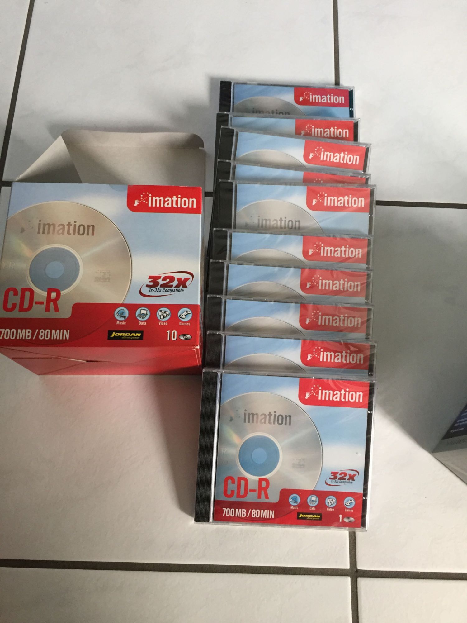 Imation 10x CD-R 700MB (80min) 24x Writing Speed