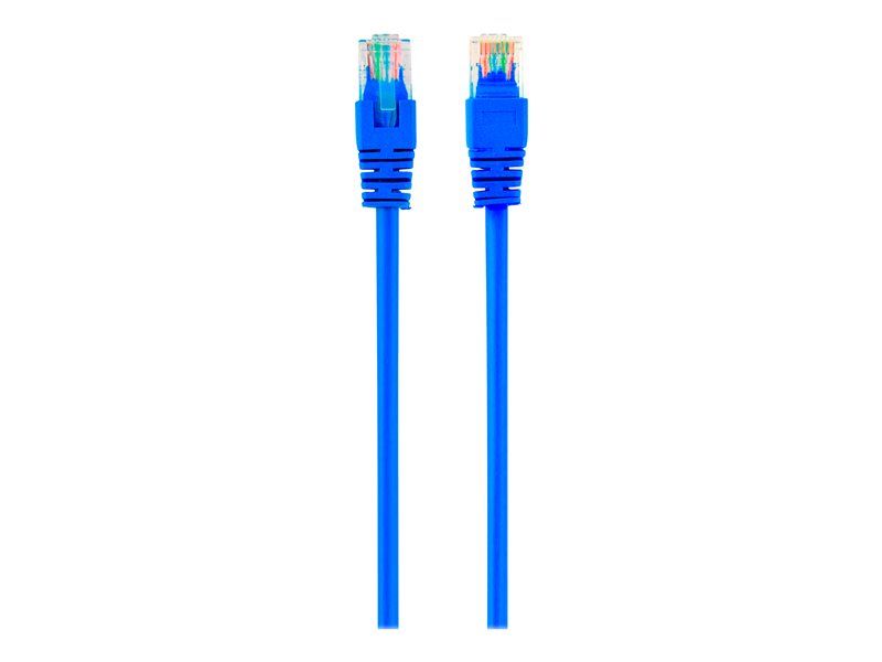 Gembird RJ-45 to RJ-45 Cable - UTP CAT 5e - Molded, Hookless - Blue