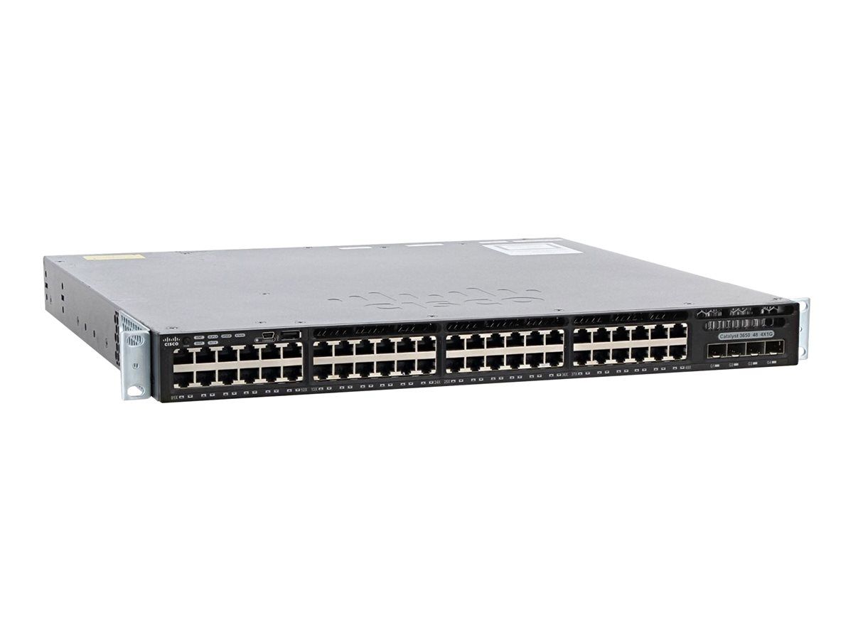 Cisco Catalyst 3650-48TS-S Managed Switch - 48 x 10/100/1000 + 4 SFP
