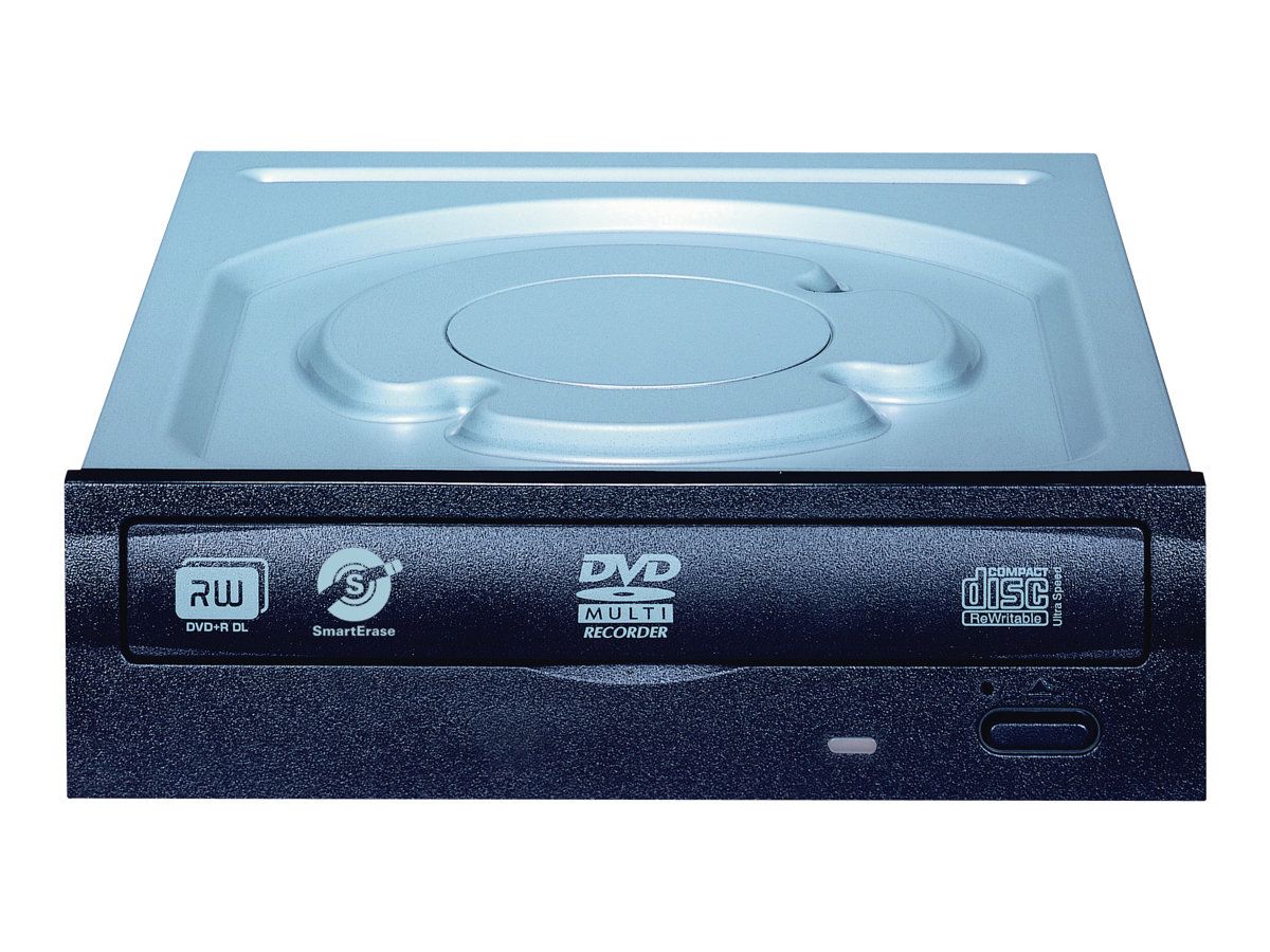 LiteOn iHAS124 DVD Drive - 24x/24x Speed - Serial ATA Internal - Black