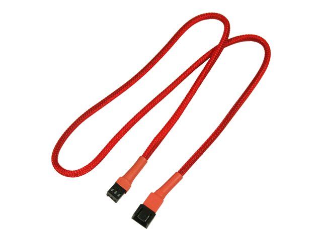 Nanoxia Fan Power Cable Extension - 60cm - Red
