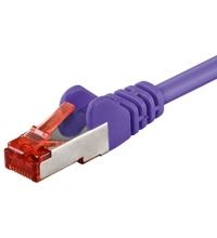Goobay Ethernet/Lan Cable Cat.6 SSTP, Purple, 0.5m