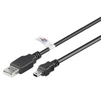 Goobay 2.0 USB Cable 1.8m Mini-USB B to USB A Black
