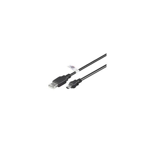 Câble USB Goobay 2.0 1,8 m Mini-USB B vers USB A Noir