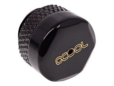 Alphacool Eiszapfen Pressure Valve G1/4 - Liquid Cooling Safety Valve - Deep Black