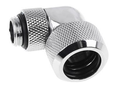Alphacool Eiszapfen 16mm HardTube Compression Fitting, 90° Rotatable G1/4