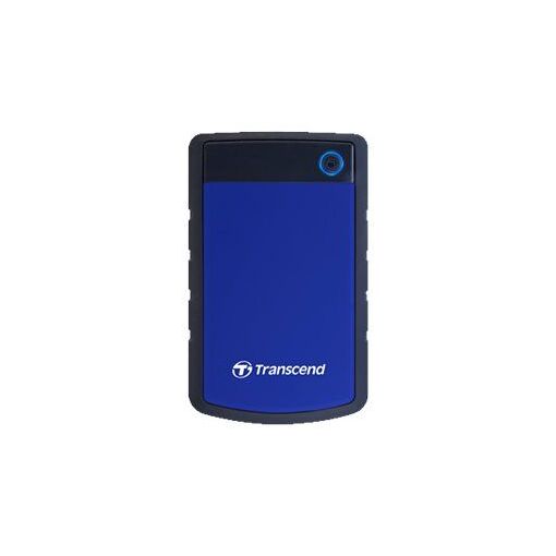 Transcend StoreJet 25H3 - Disco duro externo de 4 TB - 2,5'' - USB 3.1 Gen 1 - Cifrado AES 256 bits - Azul marino