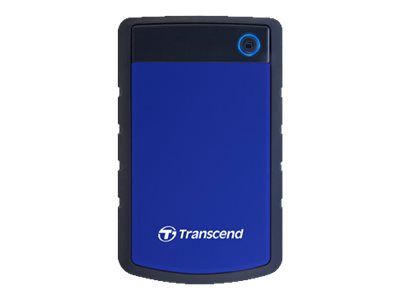 Transcend StoreJet 25H3 - Disque dur externe portable de 4 To - 2,5" - USB 3.1 Gen 1 - Cryptage AES 256 bits - Bleu marine