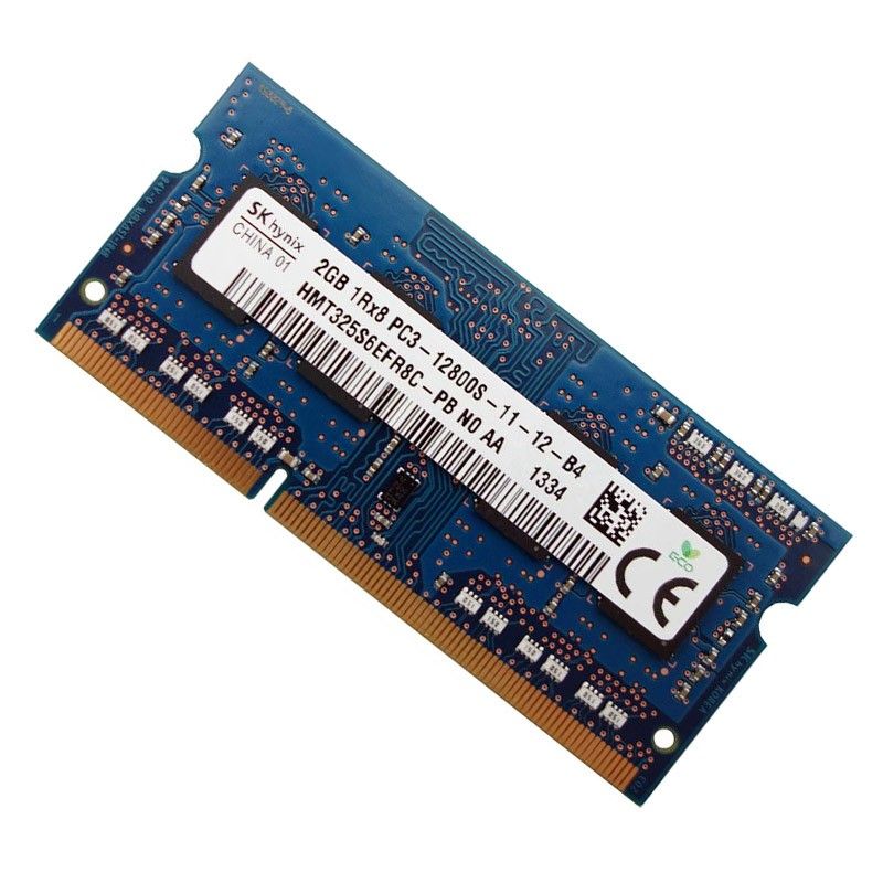 Hynix 1600MHz 2GB SODIMM RAM (HMT325S6EFR8C-PB, PC3-12800S, CL11)