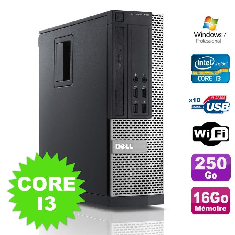 Computadora de escritorio Dell Optiplex 990 SFF