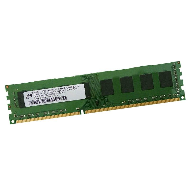 Micron Technology 2 Go DDR3 RAM Module (MT16JTF25664AZ-1G1F1, 1066MHz, 240-Pin DIMM)