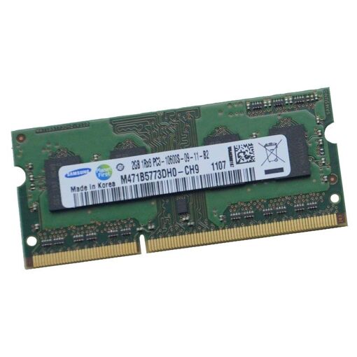 RAM SODIMM de 1 GB Samsung (M471B2873GB0-CH9, 1333 MHz)