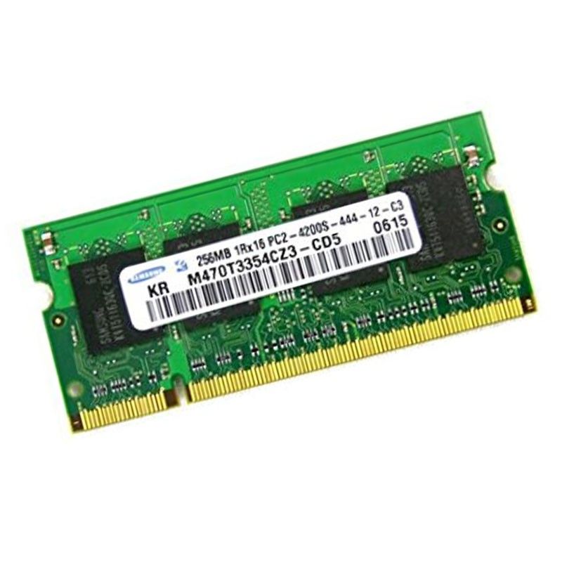 Samsung 256MB SODIMM DDR2 RAM (PC2-4200S, 533MHz) for Laptops
