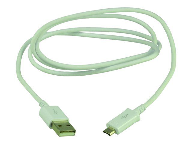Samsung USB Cable - Micro-USB B (M) to USB (M) - 1m - White