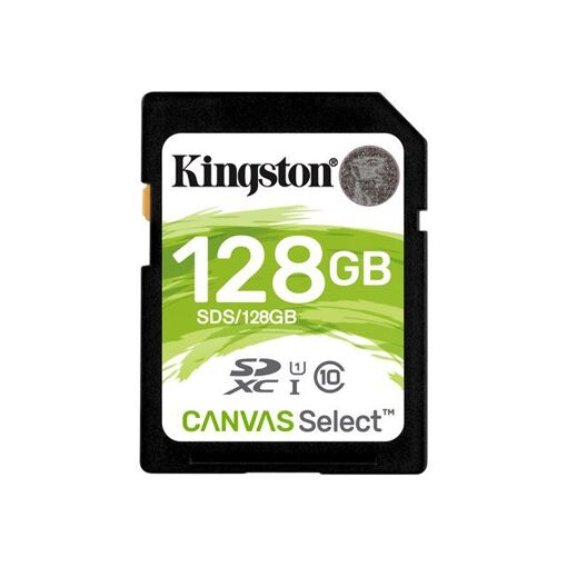 Kingston Canvas Select 128GB SDXC UHS-I Memory Card