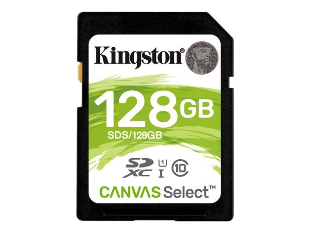 Kingston Canvas Select 128GB SDXC UHS-I Memory Card