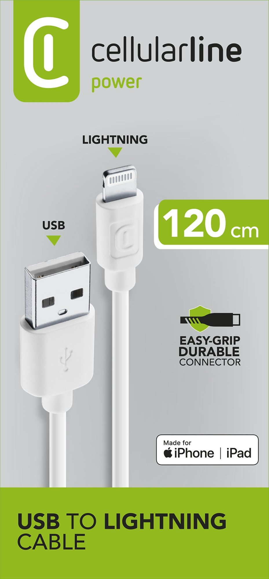 Cellularline Lightning Cable 120cm