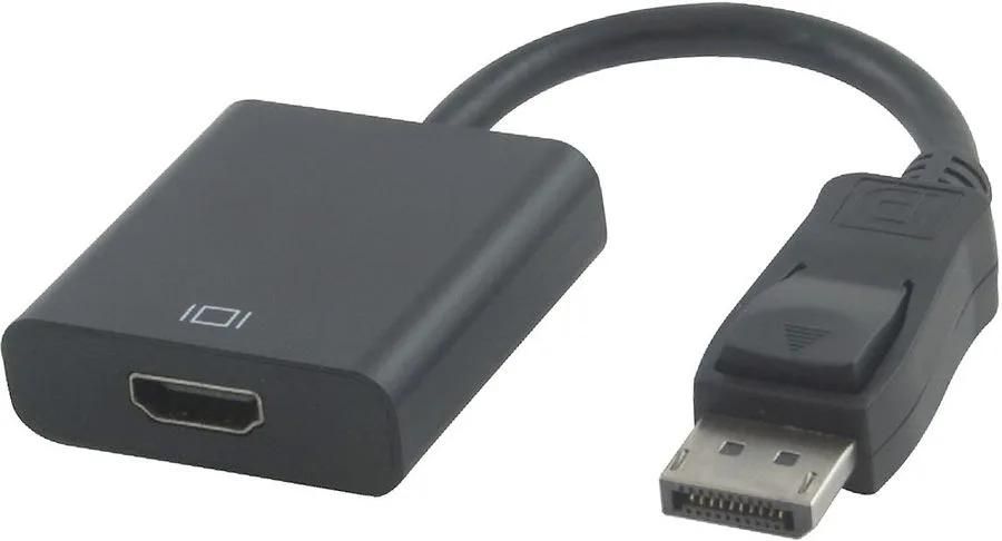 Lineaire Video Adapter - DisplayPort Male to HDMI Female - 10cm - Black