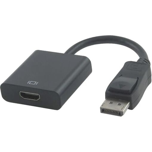 Lineaire Video Adapter - DisplayPort Male to HDMI Female - 10cm - Black