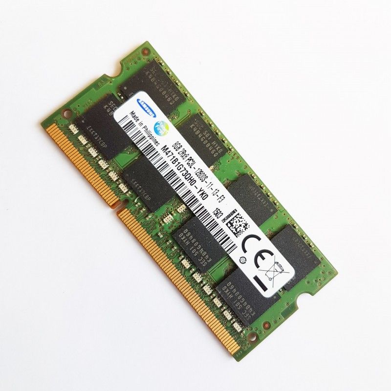 Samsung 8GB SODIMM RAM (M471B1G73QH0-YK0) DDR3 1600MHz PC3L-12800S