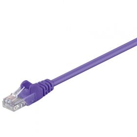 Goobay Ethernet Cable - Cat 6 UTP Violet 0.5m (CD95260)