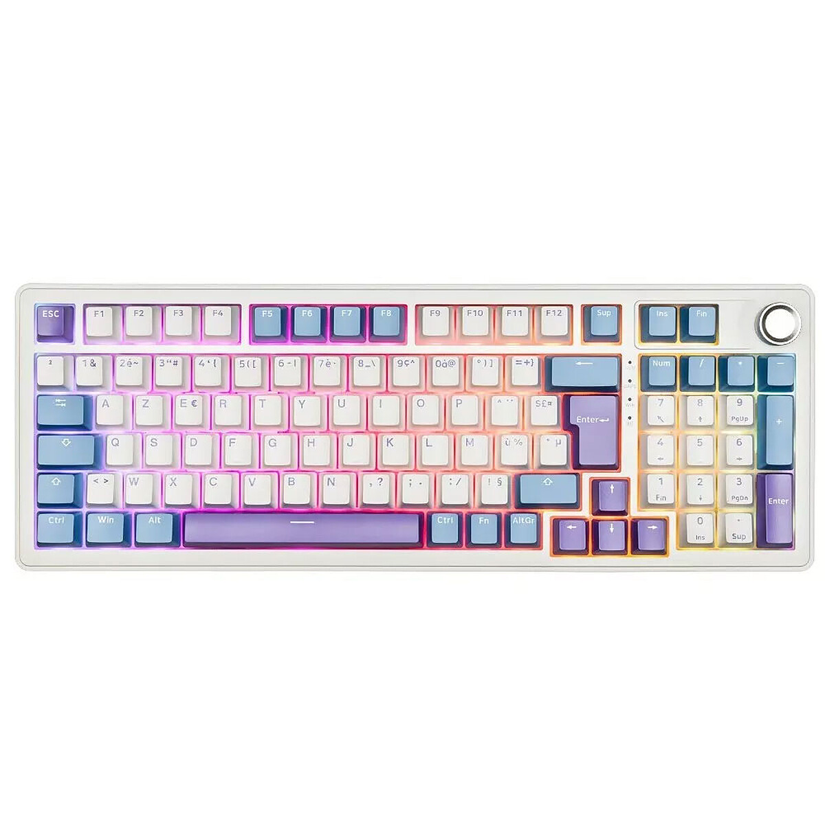 The G-Lab Keyz Elite 400 (Blanc/Bleu)