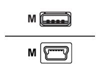 Sharkoon USB Cable 2.0 3m A to Mini B Black
