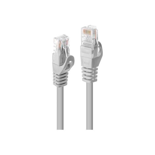 Lindy RJ-45 Cable, 7.5m UTP Cat 5e, Molded, Locking