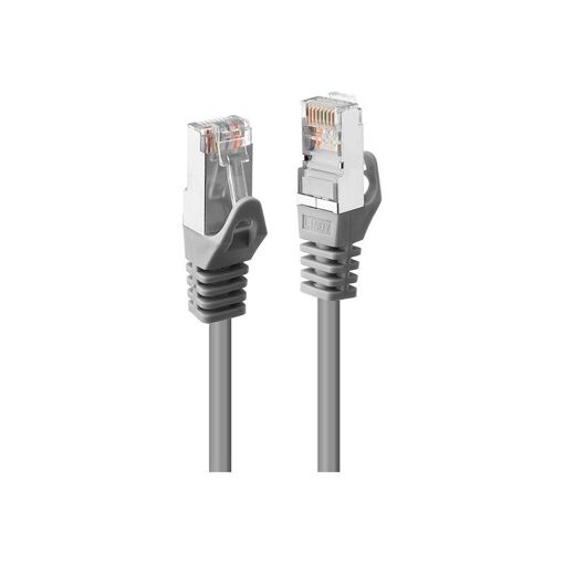 Lindy CAT5e Patch Cable - 1m, Screened Twisted Pair (F/UTP) RJ-45 (M) to RJ-45 (M)