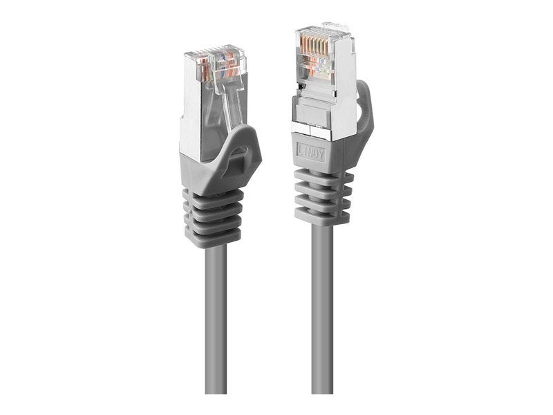 Lindy CAT5e Patch Cable - 1m, Screened Twisted Pair (F/UTP) RJ-45 (M) to RJ-45 (M)