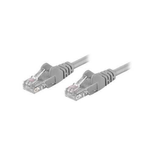 Câble de connexion IC Intracom RJ-45 (M) vers RJ-45 (M) - 1 m - UTP - CAT 5e - moulé, droit - gris