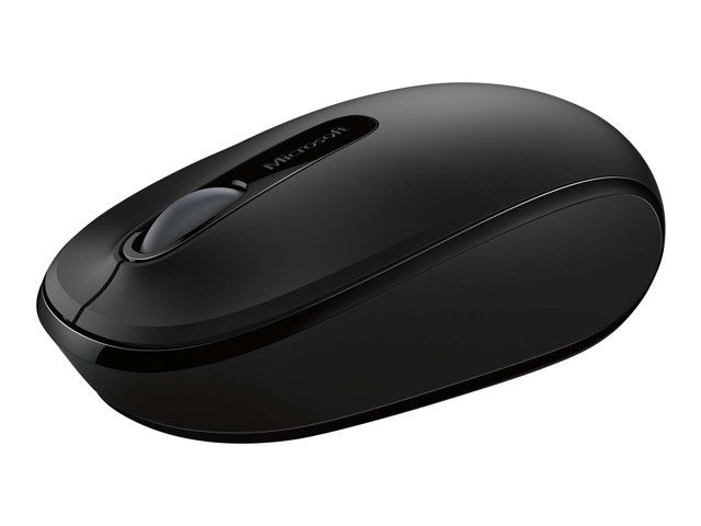 Microsoft Wireless Mobile Mouse 1850 - Optic - 3 Buttons - Wireless - 2.4 GHz - USB Wireless Receiver - Black