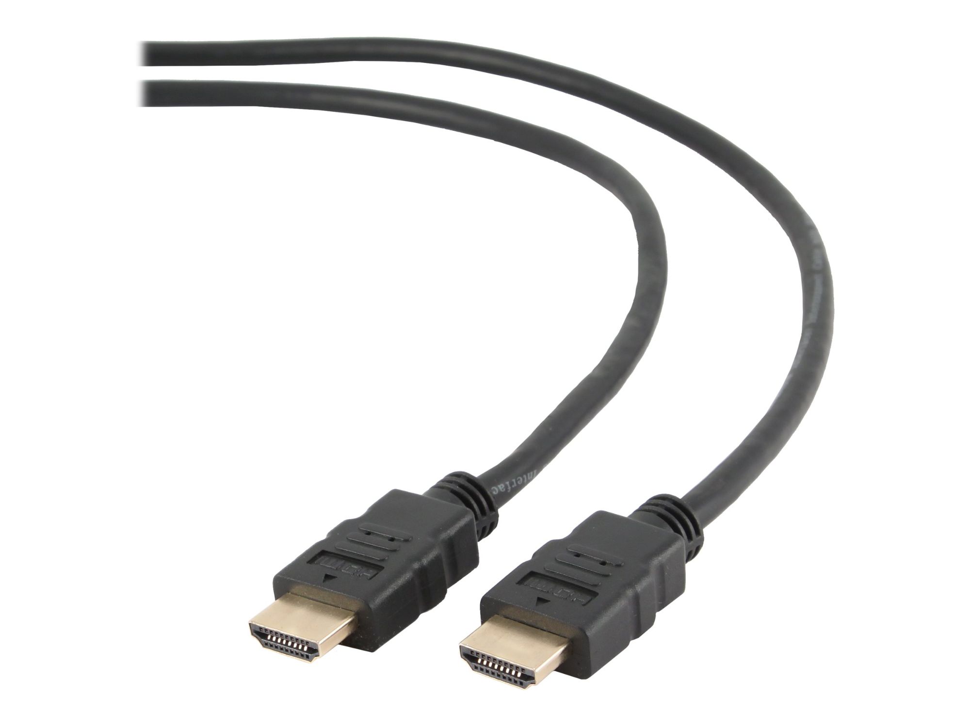 Cable HDMI con Ethernet Gembird CC-HDMI4-1M - 1 m - Pareja trenzada blindada (STP) - Negro