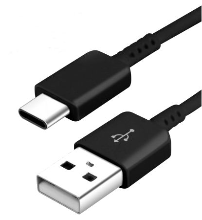 Cargador USB Tipo C para Samsung Galaxy A8 / S9 / S9 Plus - Negro