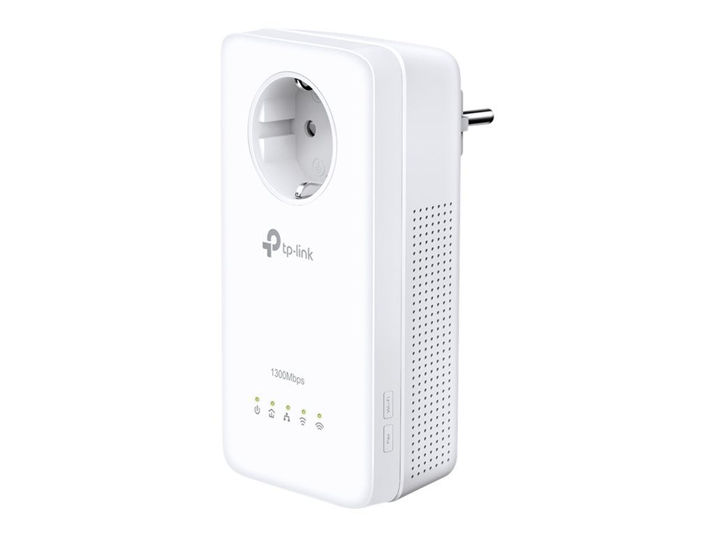 TP-Link TL-WPA8630P V2.1 - 3-Port Switch - 1GbE, HomePlug AV (HPAV) 2.0, IEEE 1901 - Wi-Fi 5 - Dual Band - Wall Mount
