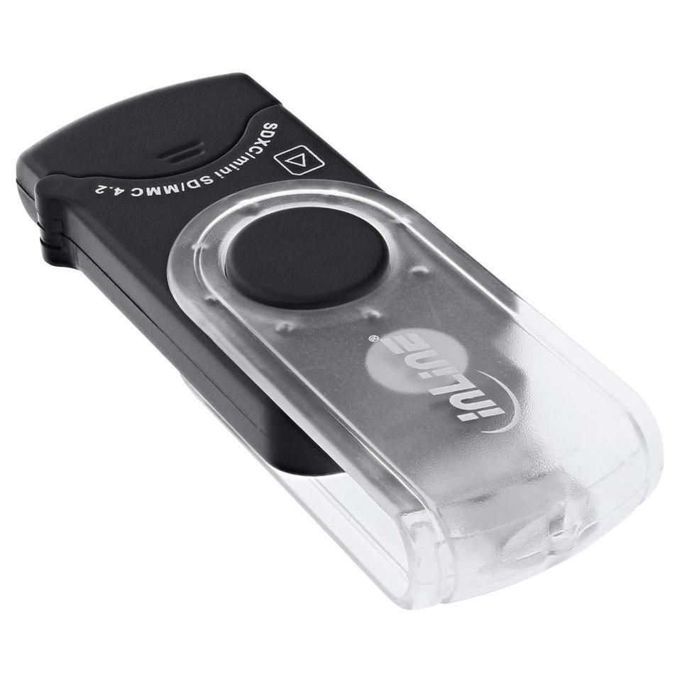 INTOS ELECTRONIC Universal Memory Card Adapter (MMC, SD, MicroSD, More) - USB 3.0