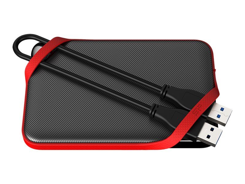 Silicon Power Armor A62 - 1TB External Hard Drive - USB 3.1 Gen 1 - Black