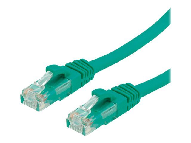 Secomp CAT 6a RJ-45 Patch Cable - 7ft, Molded, Green (RAL 6016)