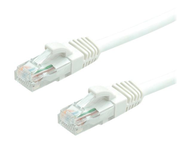 Secomp CAT 6a Molded RJ-45 to RJ-45 Cable, 20m, UTP, White RAL 9003