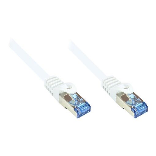 Cable ALCASA Elektronik CAT 6a, 25 cm, RJ-45 (M) a RJ-45 (M), sin halógeno, moldeado, recto