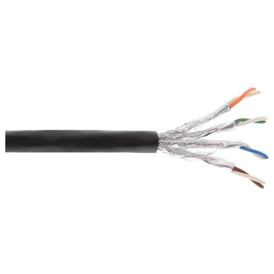 INTOS ELECTRONIC CAT 7a SFTP Cable - Black