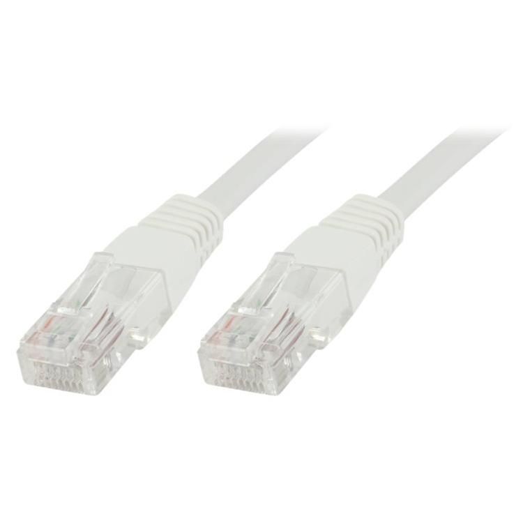 Cable de red MicroConnect - 15 m UTP CAT 6 - RJ-45 (M) a RJ-45 (M) - Bloqueado - Blanco (paquete de 10)