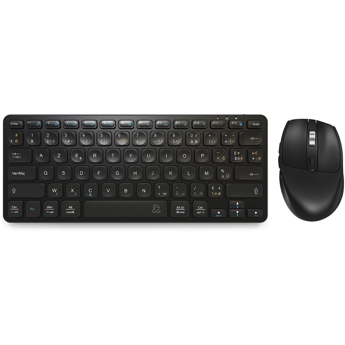 Zagg Keyboard & Mouse Combo Noir