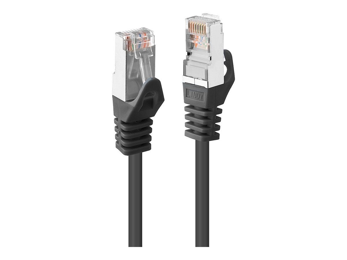 Lindy CAT5e UTP Shielded Patch Cable - 1m, Black