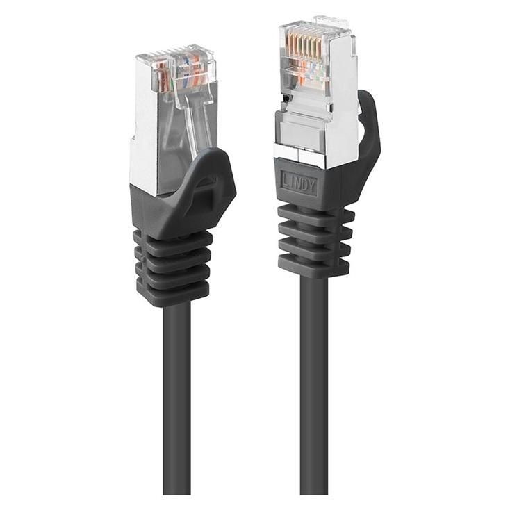 Lindy Cat5e Shielded Twisted Pair Cable 3m RJ-45 to RJ-45 Black