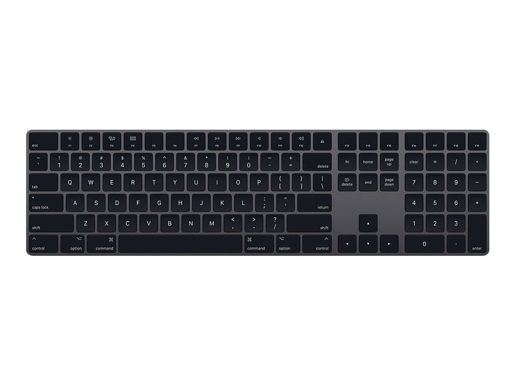 Apple Magic Keyboard with Numeric Keypad - Wireless Bluetooth Keyboard - AZERTY - Grey