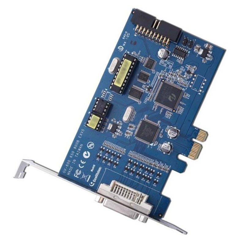Tarjeta de captura de vídeo GeoVision GV-600 650 800B PCIe DVI